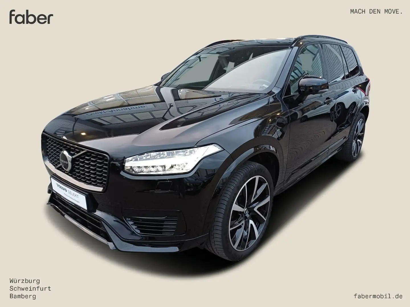 Volvo XC90 T8 Ultimate Dark Plug-In Hybrid AWD Negro - 2