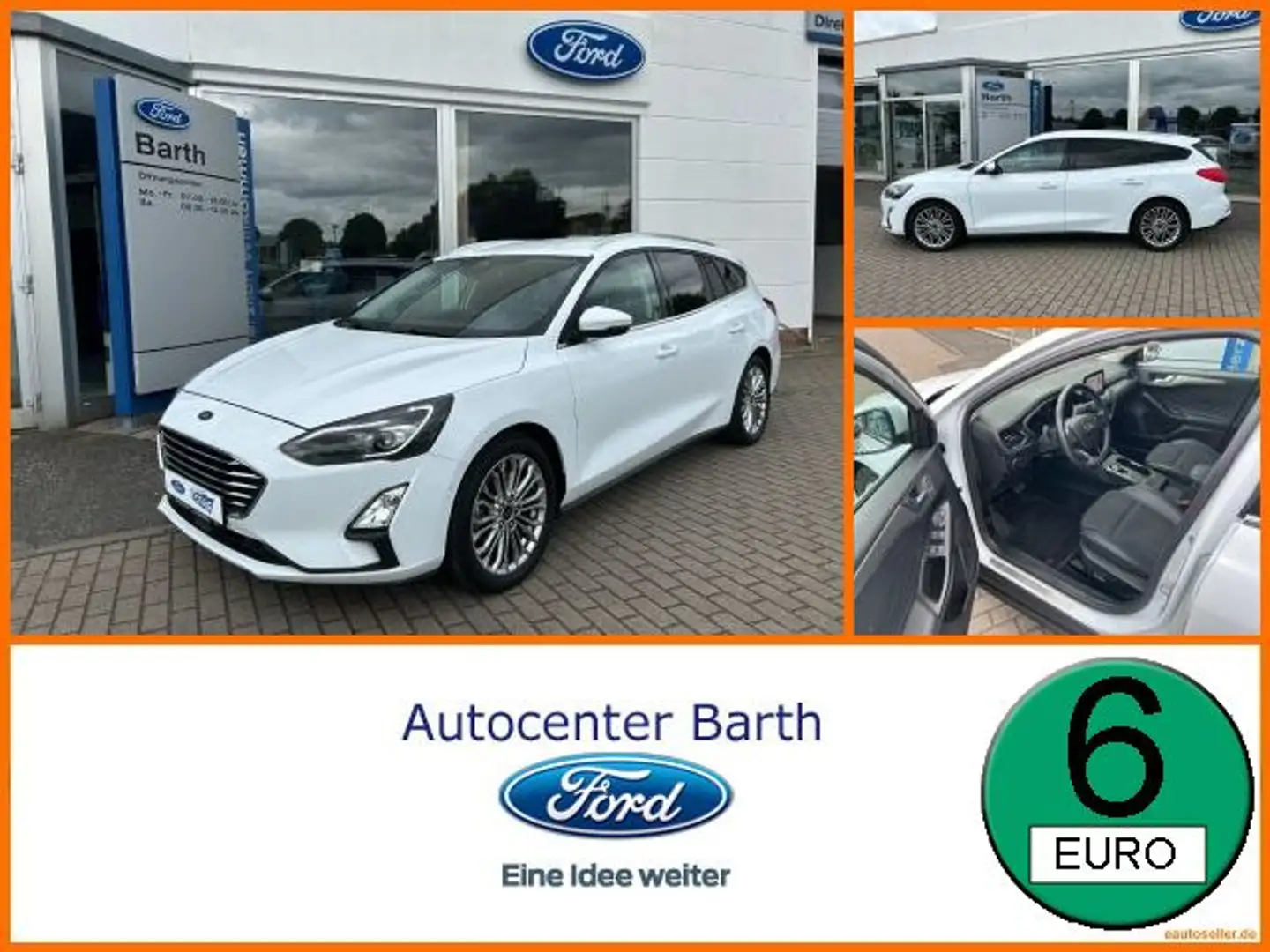 Ford Focus Turnier 1.5 EcoBlue Titanium X ACC LED B&O Wit - 1