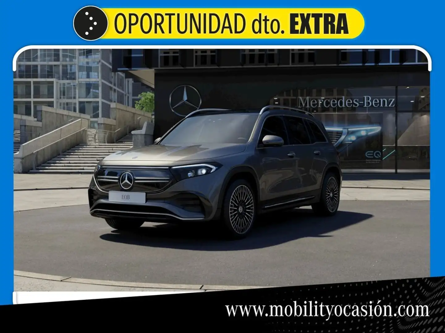 Mercedes-Benz EQB 300 4matic amg line Gris - 1