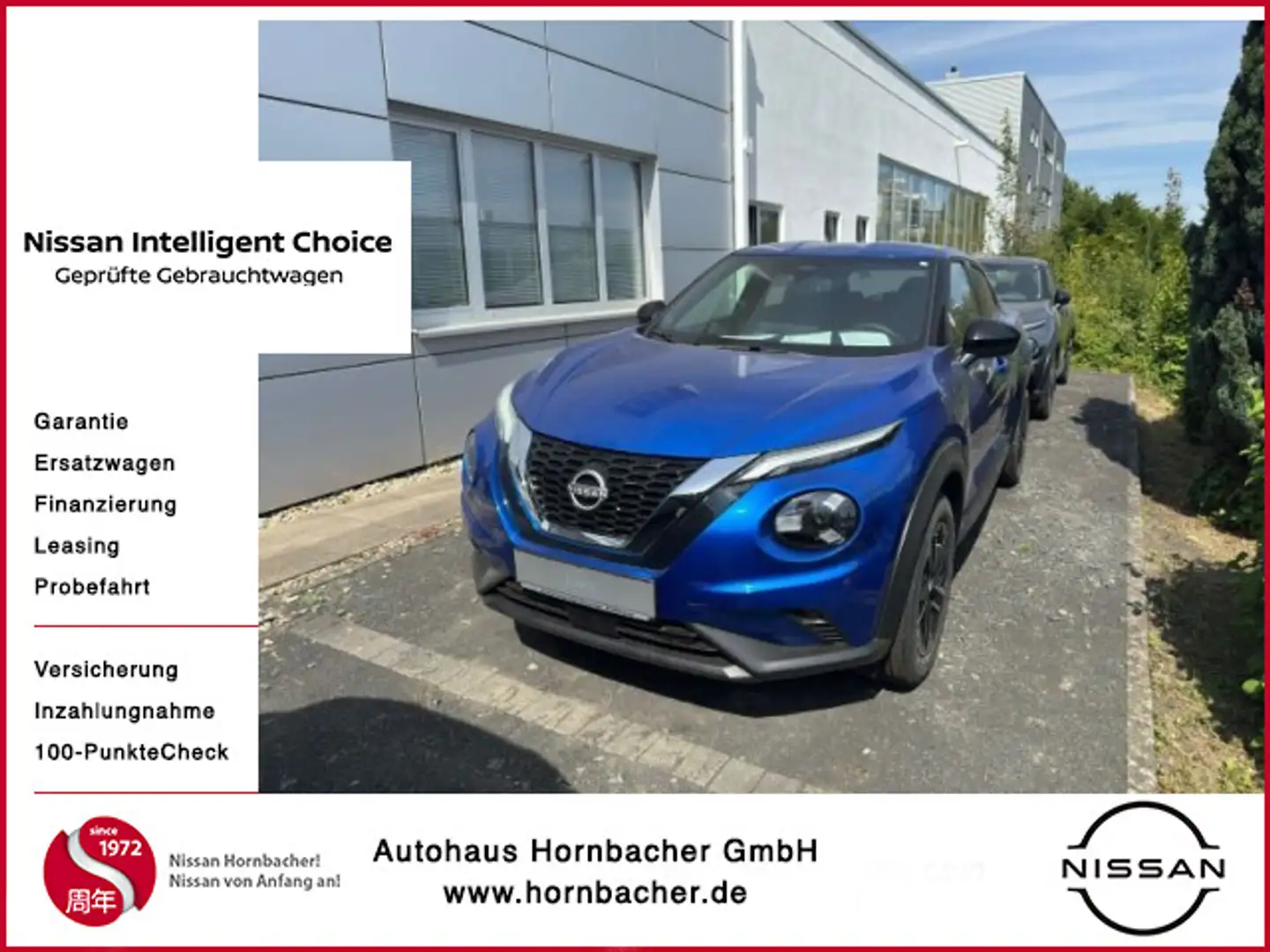 Nissan Juke 1.0 DIG-T N-Connecta Blau - 1