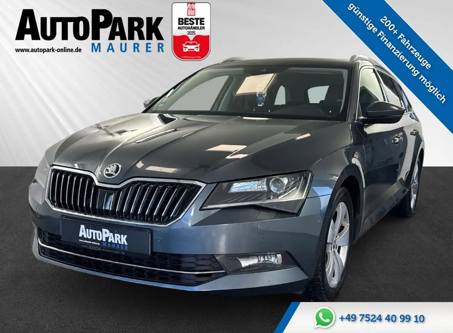 Skoda Superb Combi Style *DAB*Carplay*Bi-Xenon* Grijs - 1