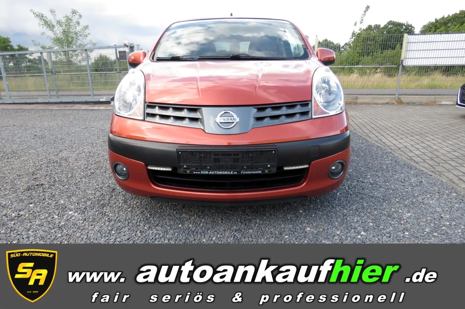 Nissan Note Acenta Klima TÜV neu! 1.Hand! erst 58Tkm! Orange - 2