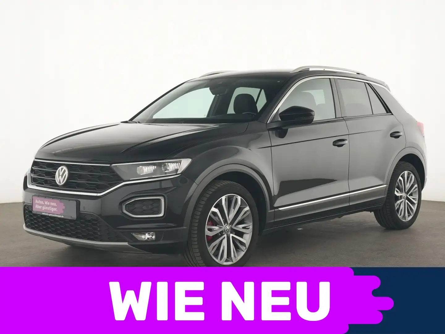 Volkswagen T-Roc Sport Navigation|ACC|PDC|SHZ|CarPlay|LED Schwarz - 1