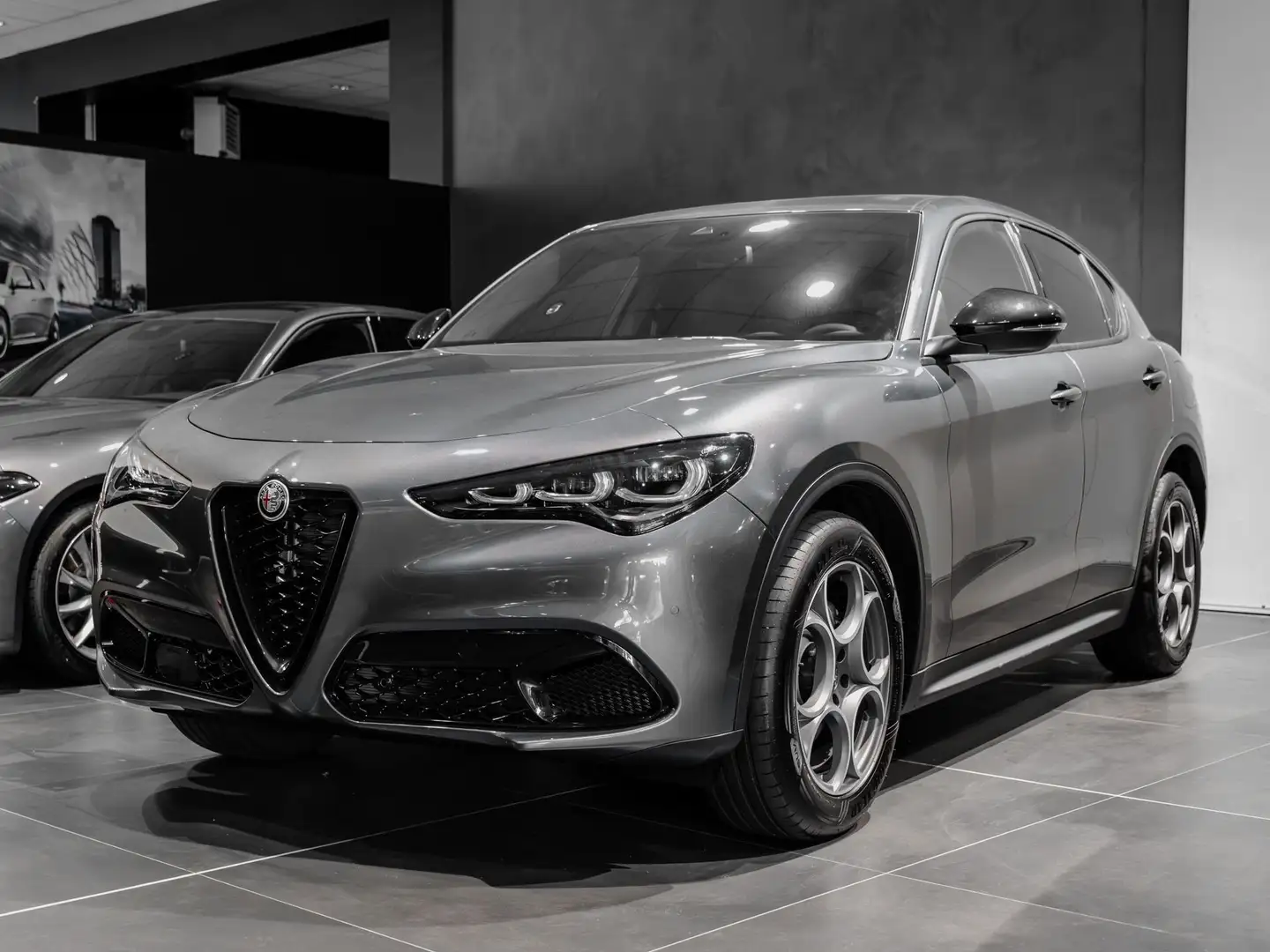 Alfa Romeo Stelvio Stelvio 2.2 Turbodiesel 210 CV AT8 Q4 Sprint Grijs - 1