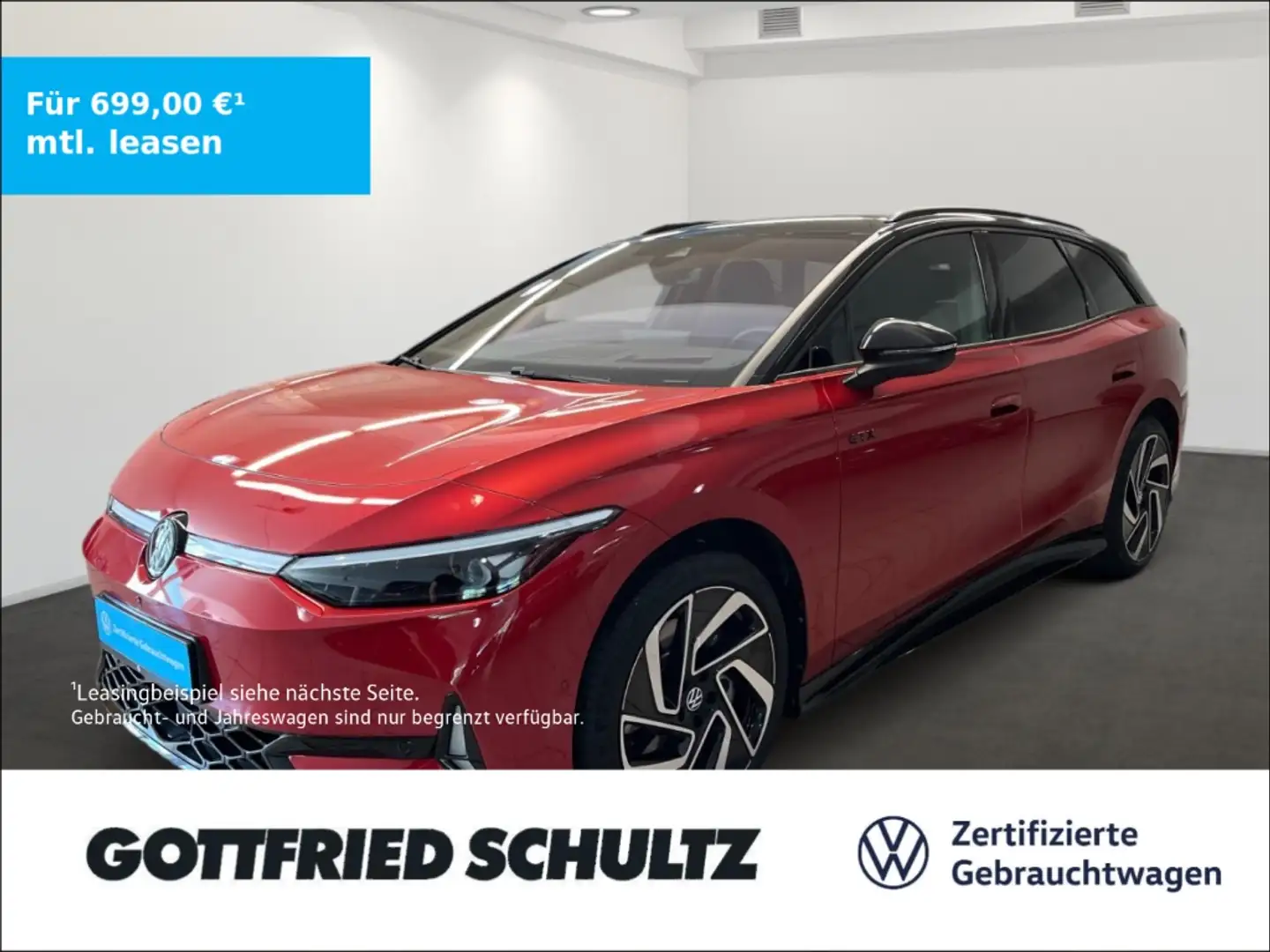 Volkswagen ID.7 Tourer GTX 250 kW Navi AHK APP-Connect Leichtmetal Rot - 1