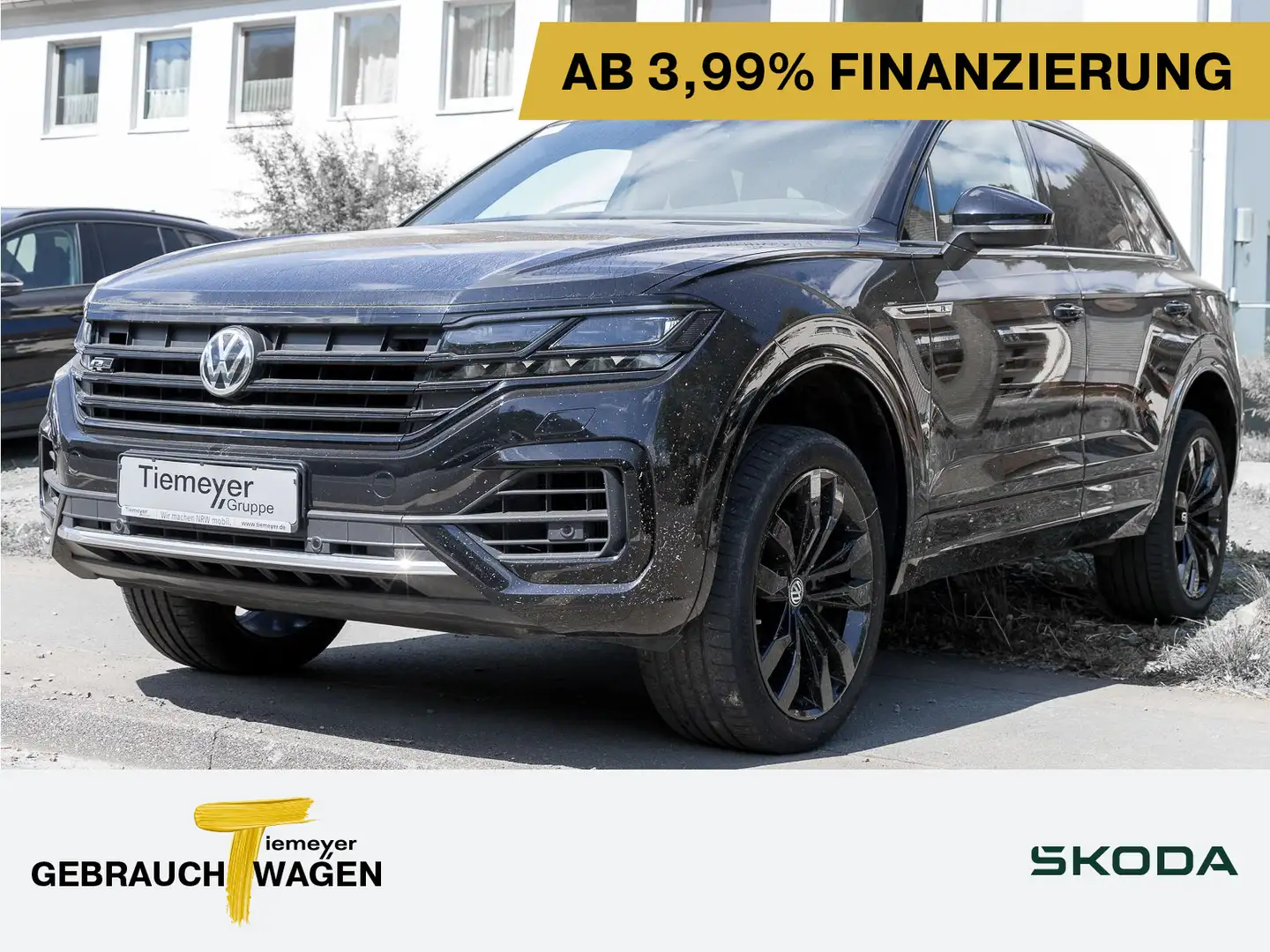 Volkswagen Touareg 3.0 TDI R-LINE BLACK LUFT LM21 STHZG ASS Zwart - 1
