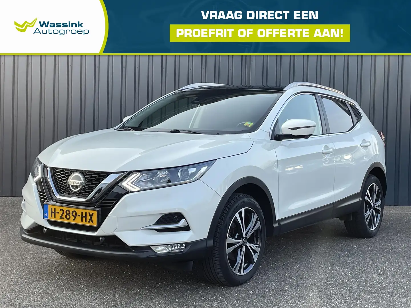 Nissan Qashqai 1.3 DIG-T 140pk N-Connecta I All Season Banden I T Blanco - 1