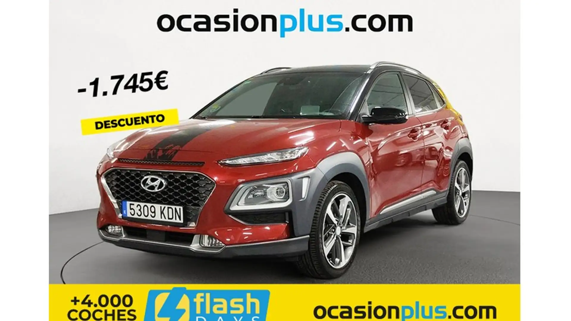Hyundai KONA 1.6 TGDI Style 2C DT 4x4 Red - 1