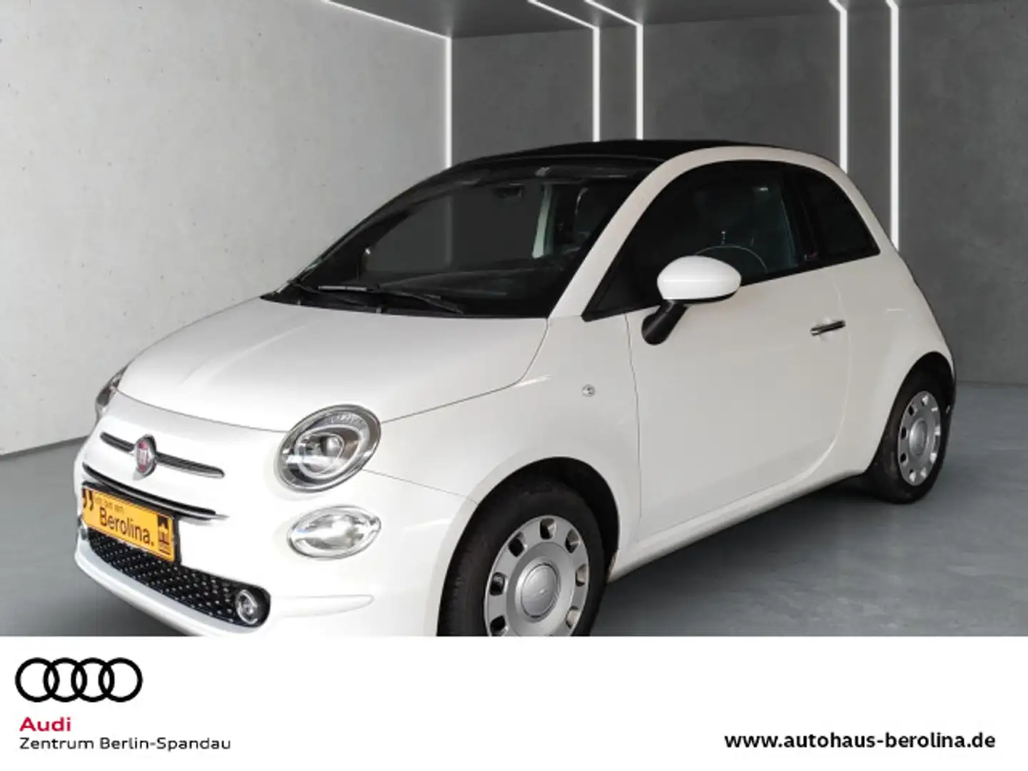 Fiat 500 Cabrio 1.2 8V Lounge Aut. *GRA*PDC* Weiß - 1