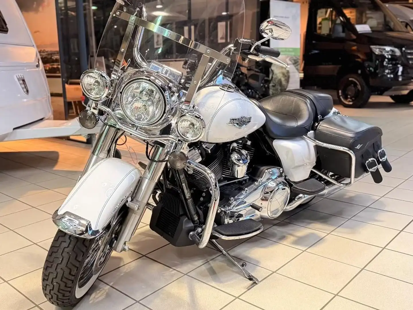 Harley-Davidson Road King Classic*Jekill Hyde Auspuff*Seitentaschen Blanc - 1