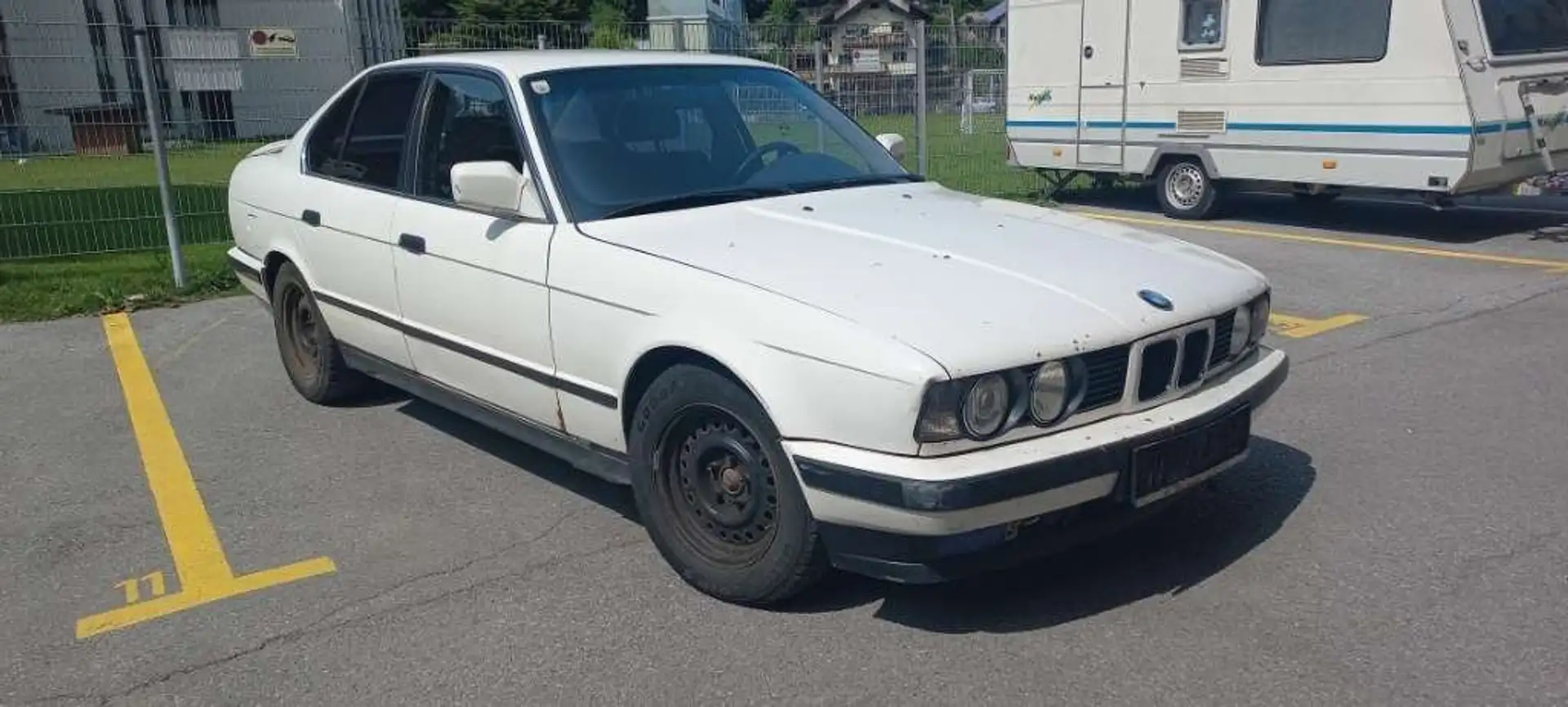 BMW 524 524td Blanc - 2