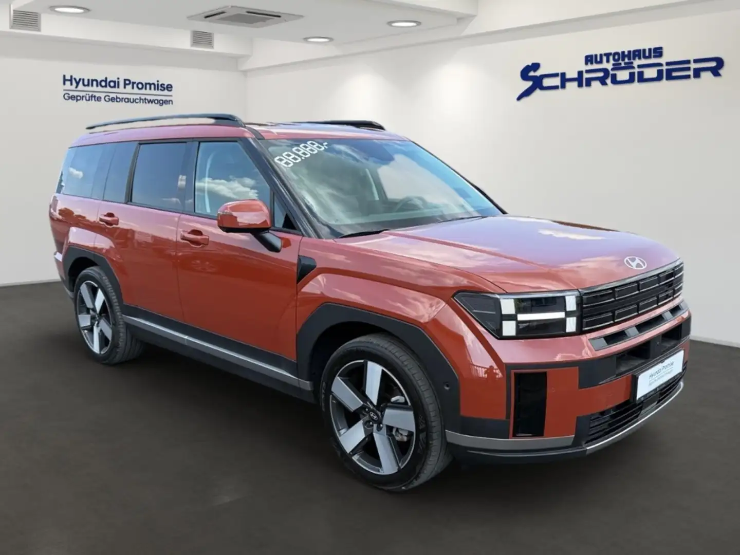 Hyundai SANTA FE 1.6T Hybrid 7-SITZER  Allrad Signature Orange - 2