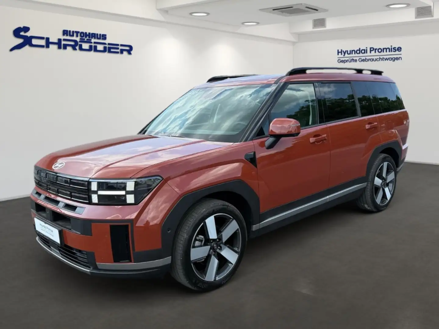 Hyundai SANTA FE 1.6T Hybrid 7-SITZER  Allrad Signature Orange - 1