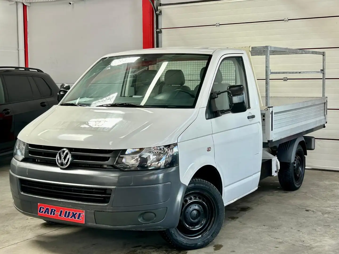 Volkswagen T5 Transporter 2.O TDI 1O2CV UTILITAIRE BENNE ARRIERE + BACHE Blanc - 1