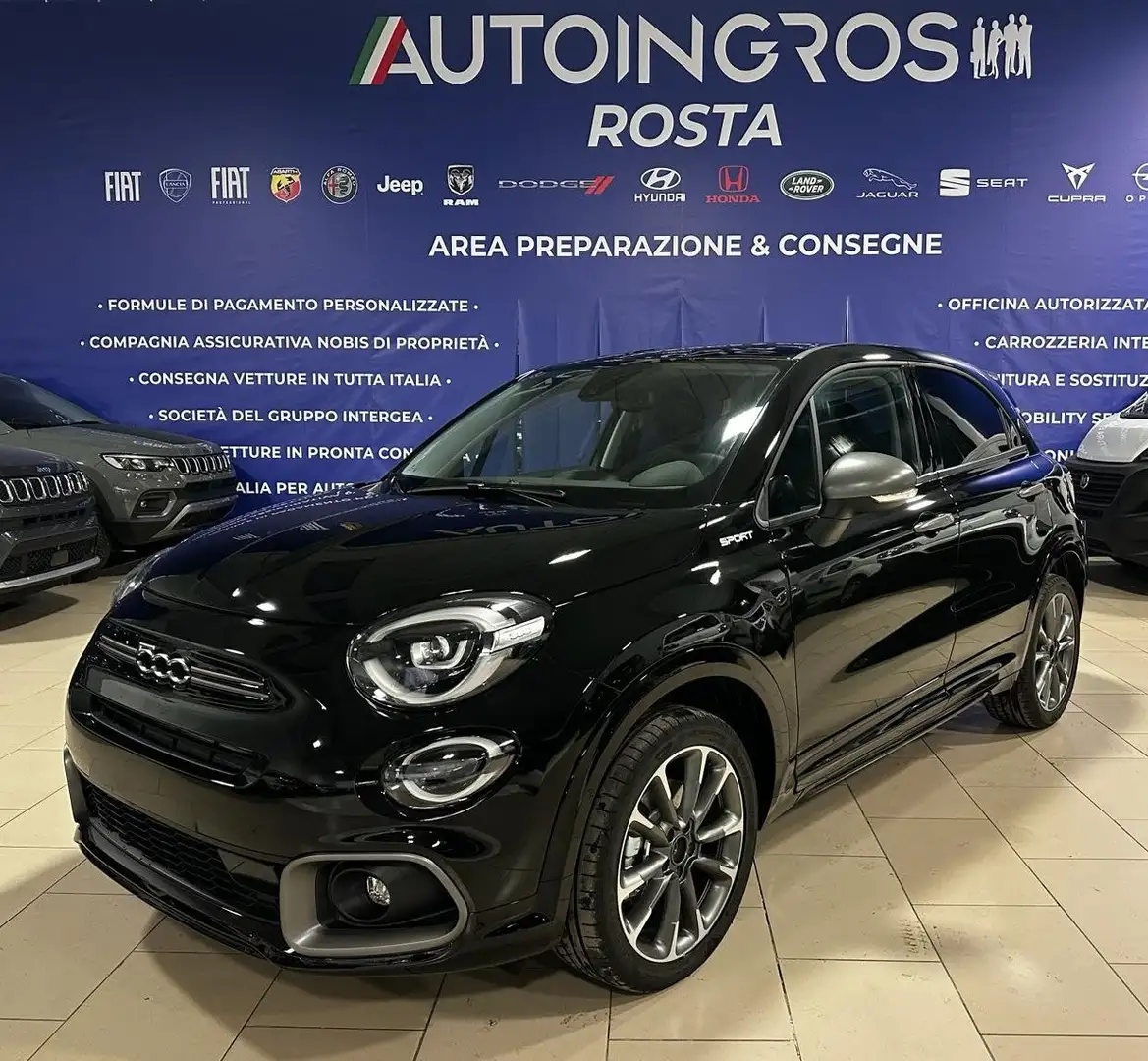 Fiat 500X 1.5 hybrid Sport 130cv dct NUOVA PRONTA CONSEGNA Negro - 1