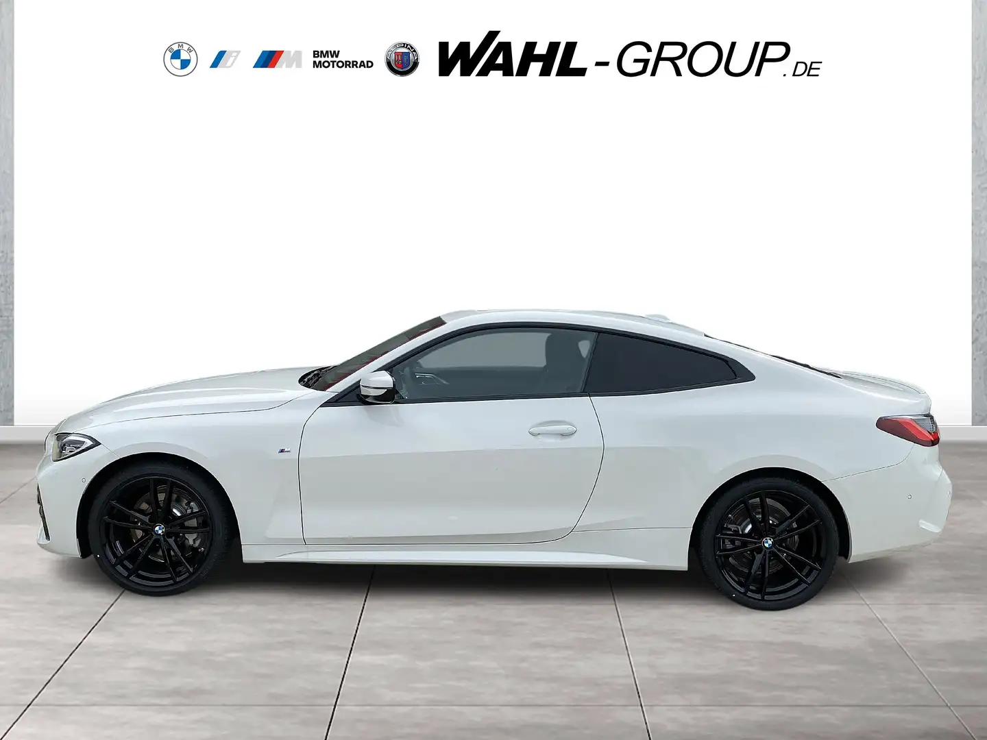 BMW 430 i Coupé M Sport | Navi LED AHK Glasdach HiFi bijela - 2