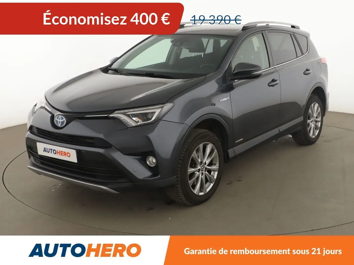 Toyota RAV 4 2.5 Hybride Dynamic Edition 2WD Gris - 1