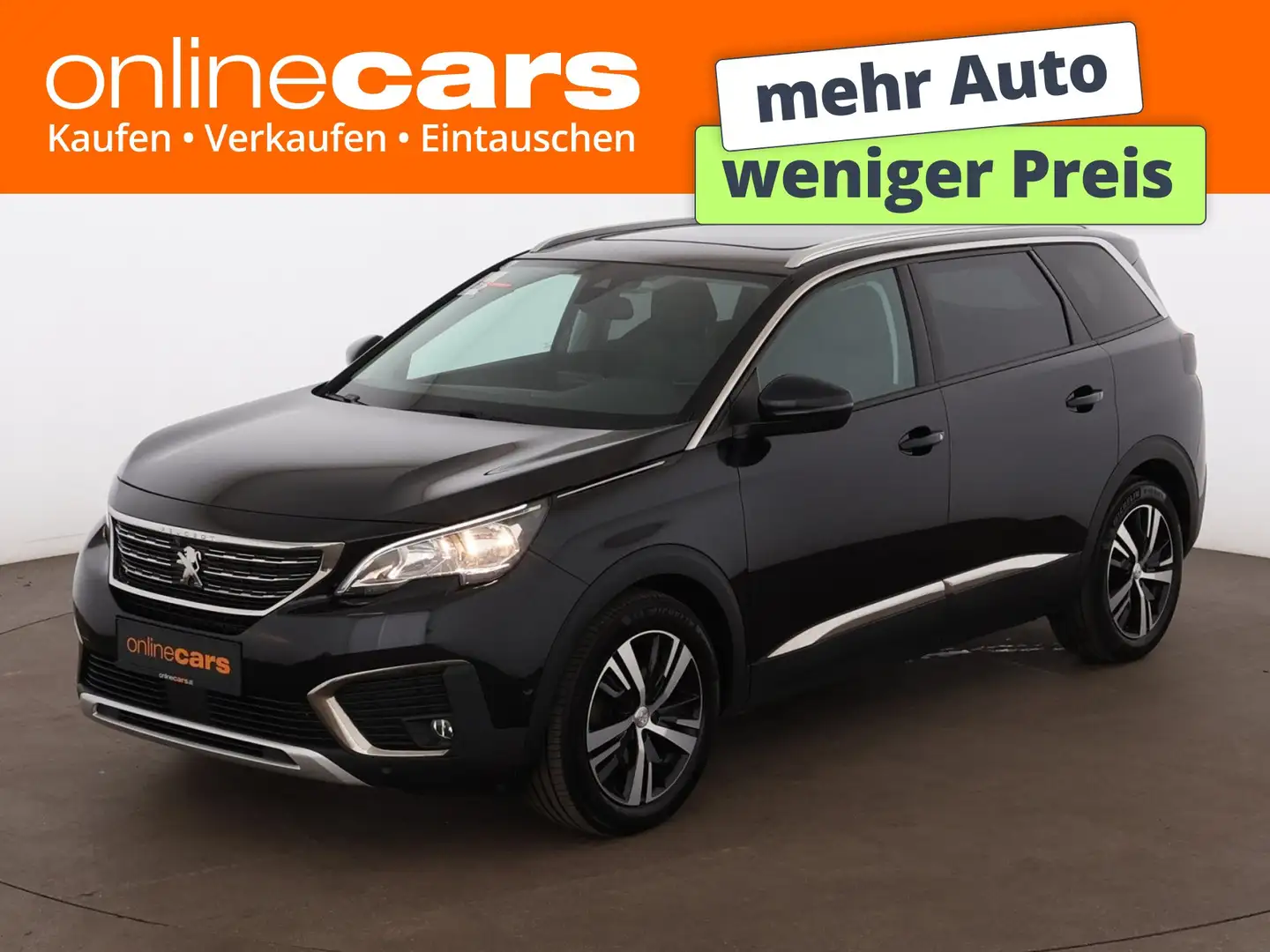 Peugeot 5008 1.5 BlueHDi 130 Allure 7-SITZER AHK SKY Schwarz - 1