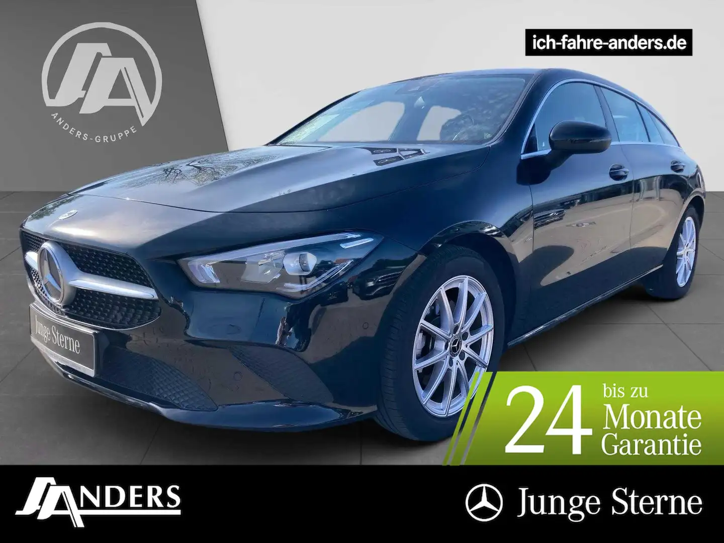 Mercedes-Benz CLA 200 d SB MBUX+SHZ+LED+AHK+Kam+Tempomat+Apple Noir - 1