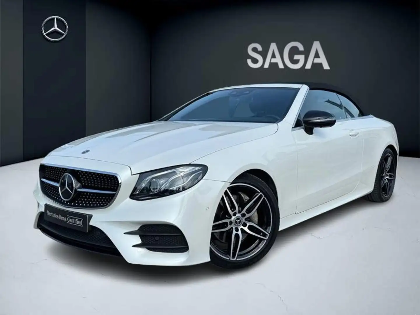 Mercedes-Benz E 220 220d d Cabriolet AMG Line Blanc - 1