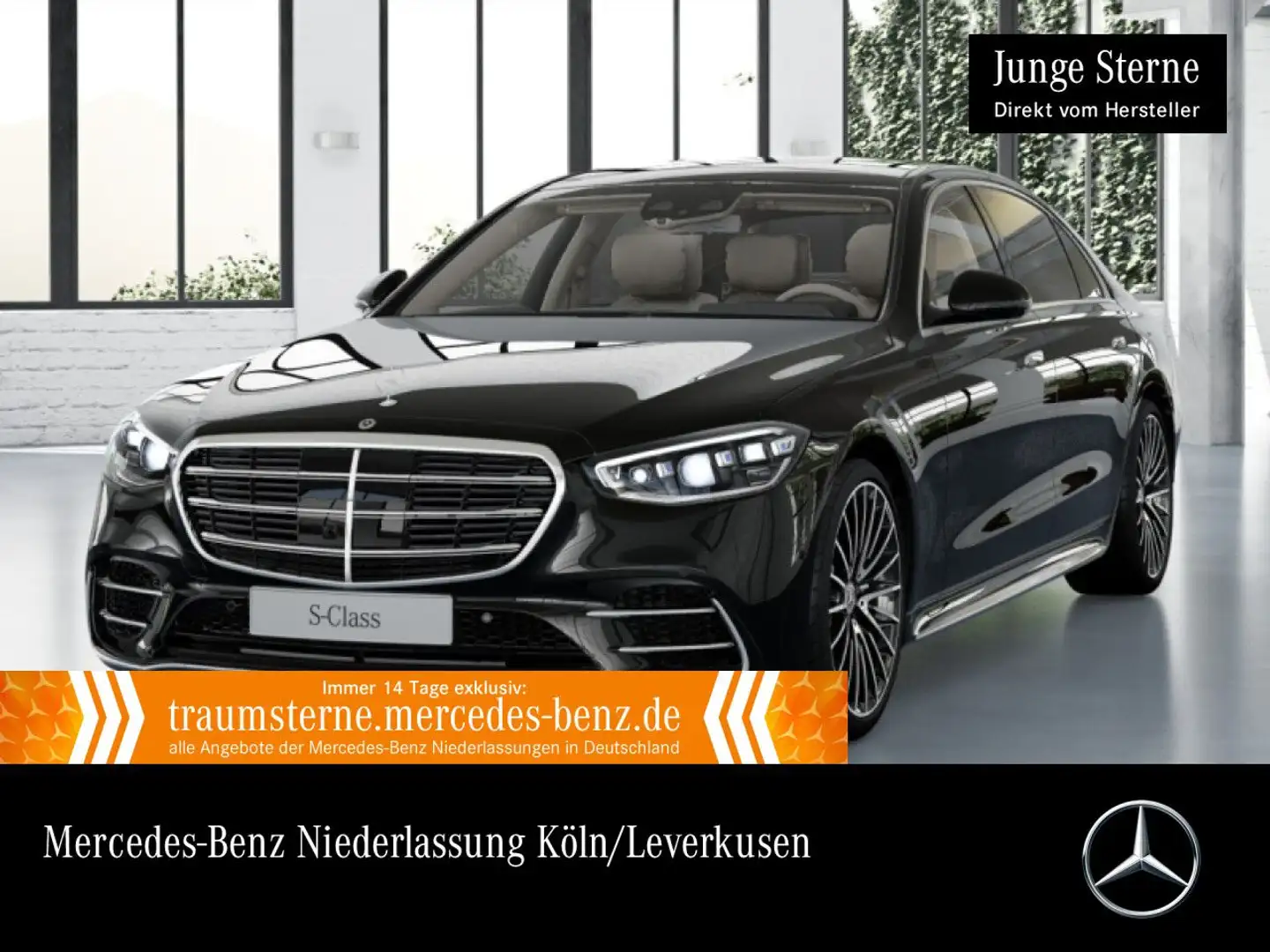 Mercedes-Benz S 400 d L 4M AMG+PANO+360+DIGITAL-L+BURMESTER4D+TV Schwarz - 1