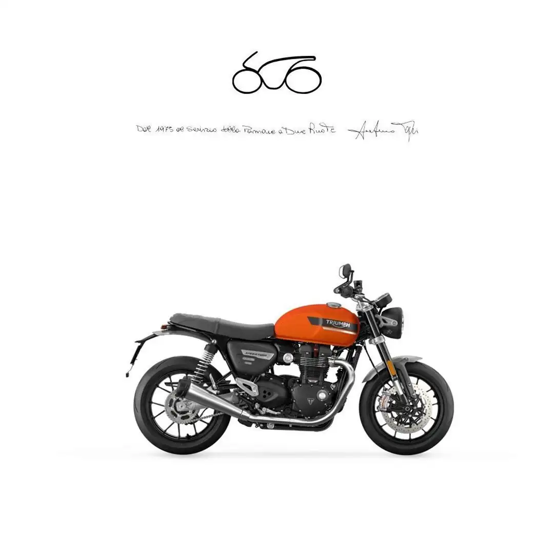 Triumph Speed Twin 1200 Portocaliu - 1