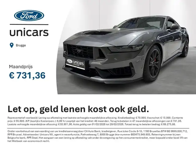 Ford Mustang 5.0i V8 Aut. Dark Horse NIEUW