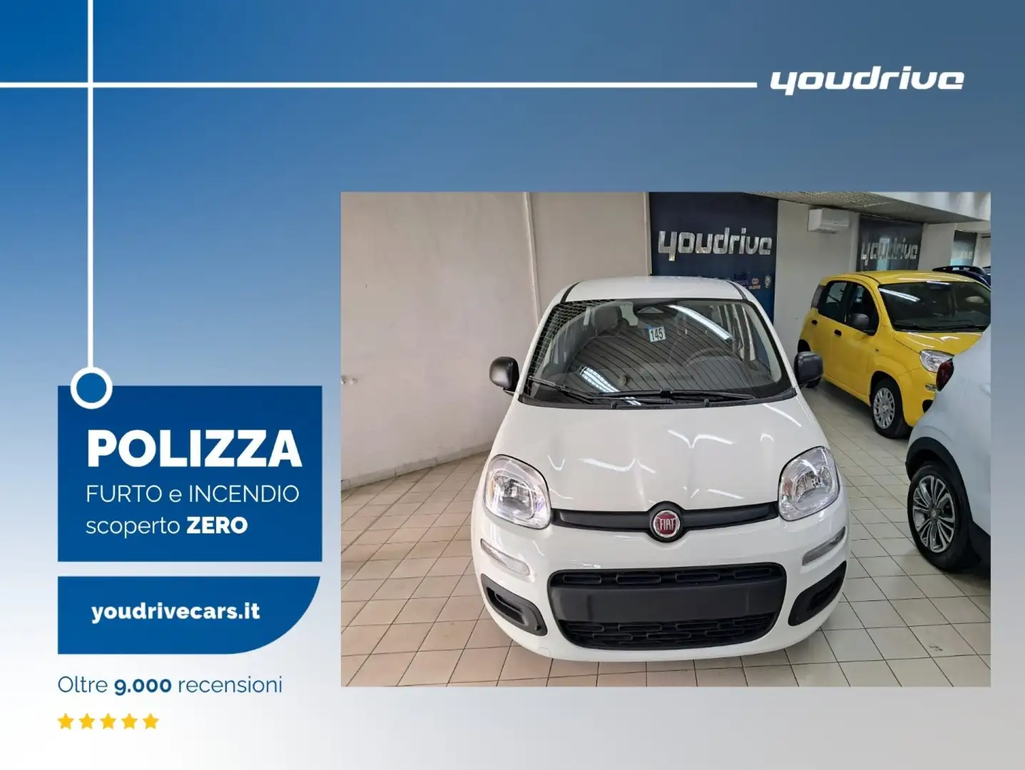 Fiat New Panda 1.0 FireFly S&S Hybrid+5P+PACK CITY KM0 Bianco - 1
