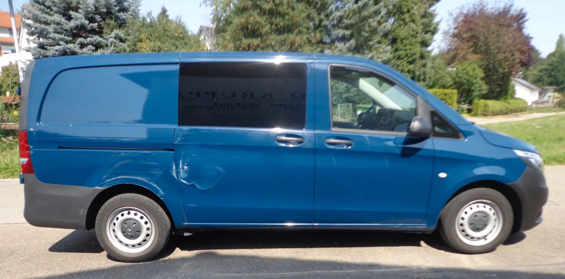 Mercedes-Benz Vito 114 MIXTO Comfort Lang LED DAB RFK Klima 6S Bleu - 2