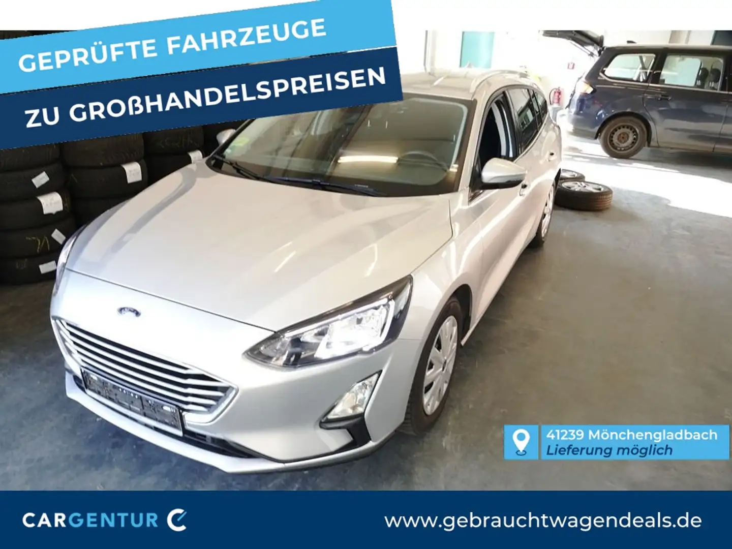 Ford Focus 1.5 EcoBlue Cool&Connect AHK Silber - 1
