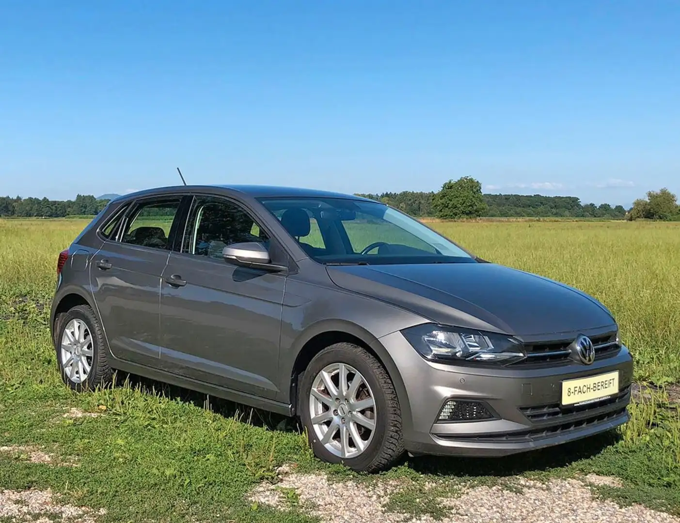Volkswagen Polo VI / CARPLAY / DAB / INSP. NEU / 8-FACH Grijs - 2