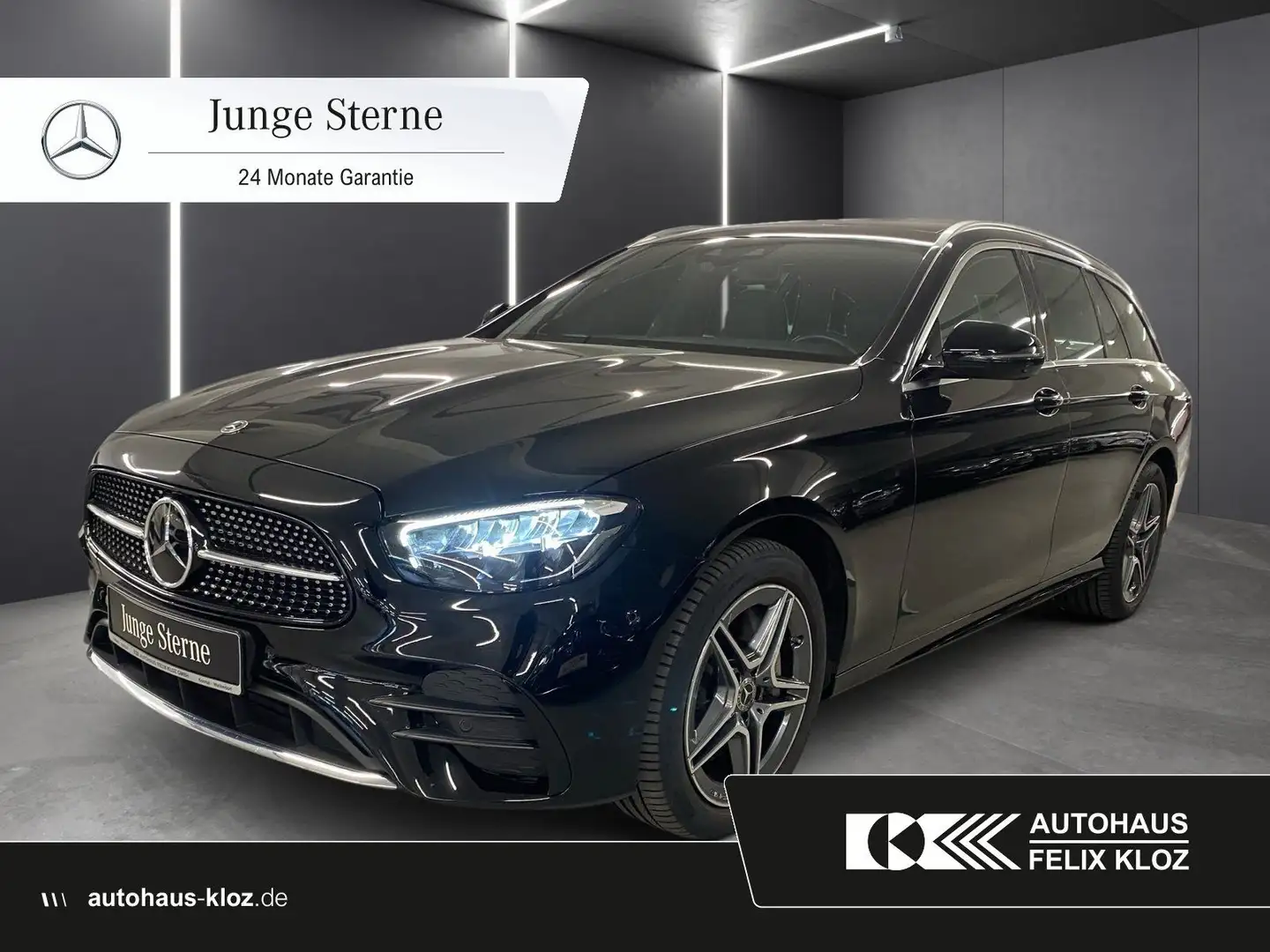 Mercedes-Benz E 300 de 4MATIC*AMG*DISTRONIC*LED*AHK*Pano-Dach* Noir - 1