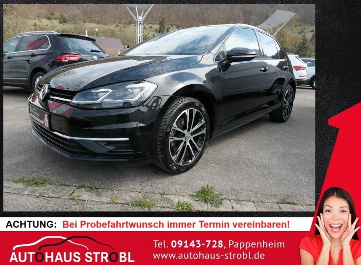 Volkswagen Golf VII Lim.2.0 TDI DSG/LED/ KAMERA/ MIRRORLINK Noir - 1