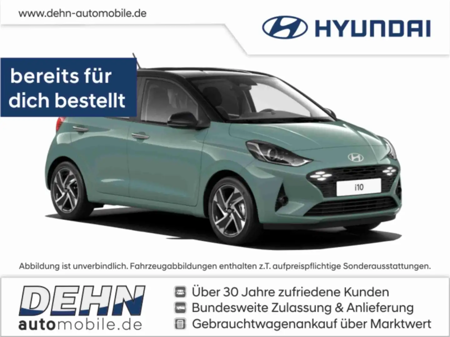 Hyundai i10 Trend Mj25 5-AMT 1.0 Navi Apple CarPlay Android Au Weiß - 1