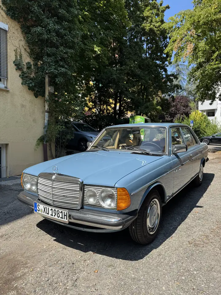 Mercedes-Benz 200 W123 (1981) Chinablau mit H-Kennzeichen, foto 10