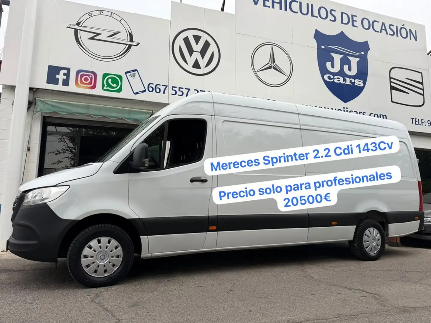 Mercedes-Benz Sprinter 314 CDI LARGO 3.5T T. ALTO Blanco - 1