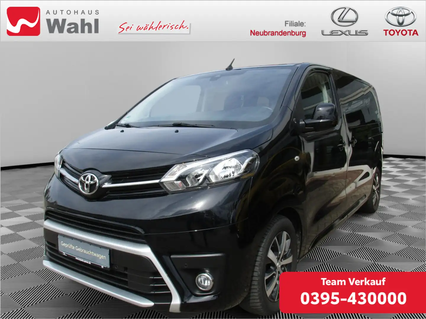 Toyota Proace Verso 2.0 L1 Team Deutschland NAVI ACC Schwarz - 1
