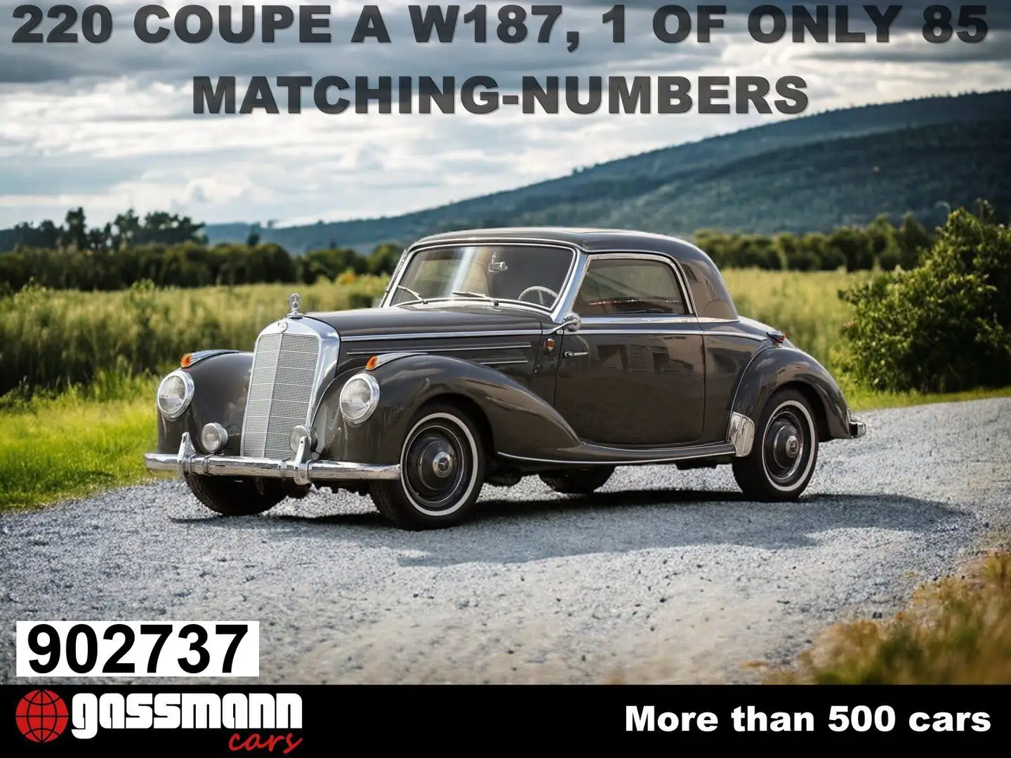 Mercedes-Benz 220 Coupe A W187, 1 von nur 85 - - 1