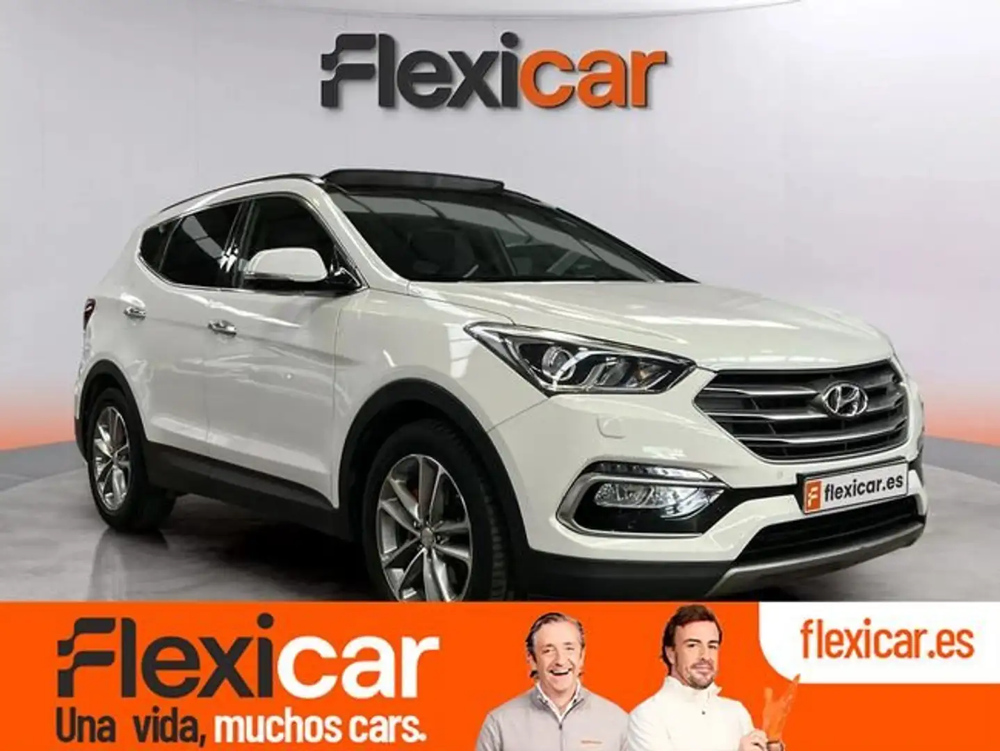 Hyundai SANTA FE 2.2CRDi 4x4 Style 7s Aut. Blanc - 1