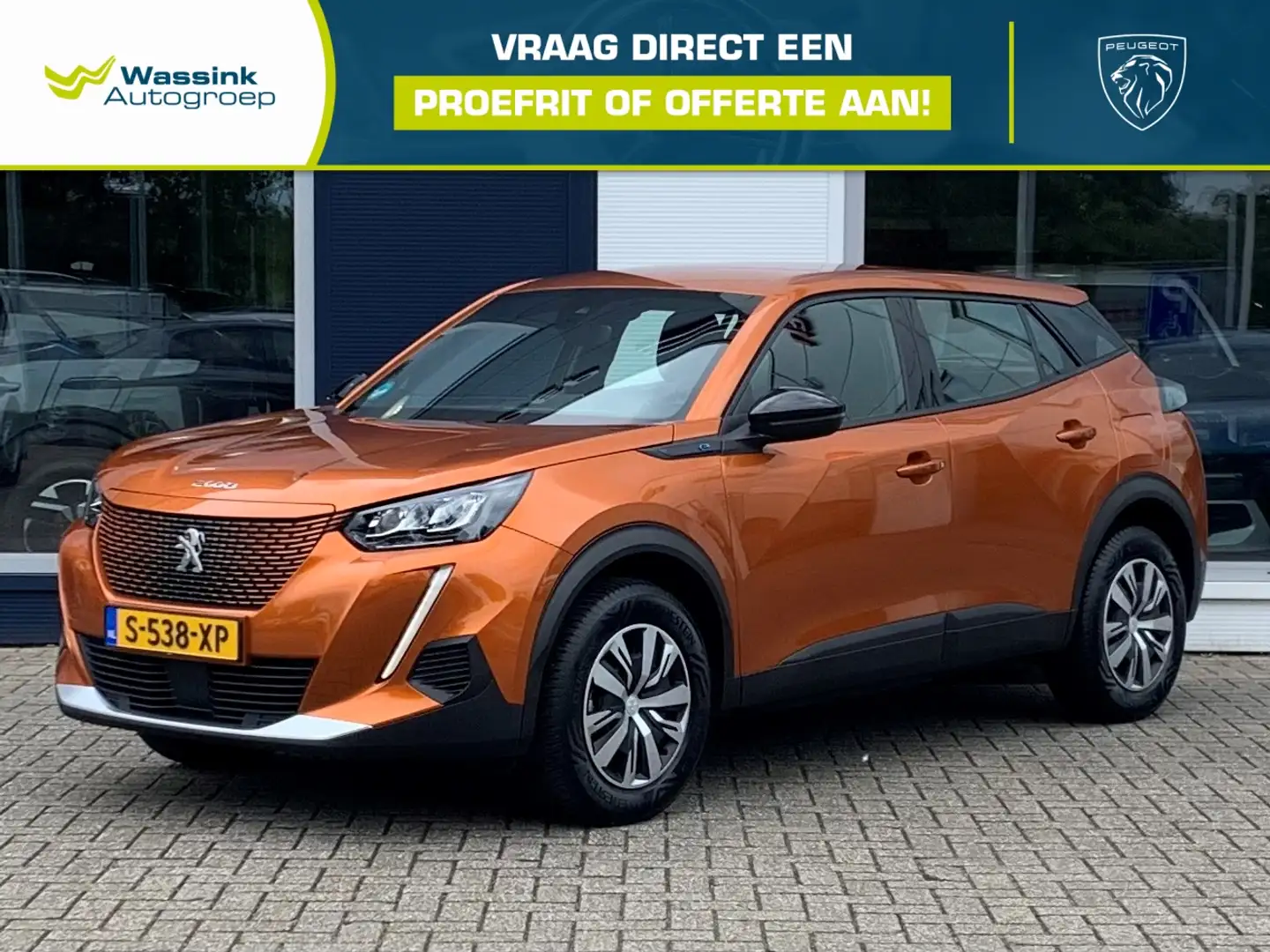 Peugeot e-2008 EV 50kWh 136pk Active | Airconditioning | Cruise c Oranje - 1