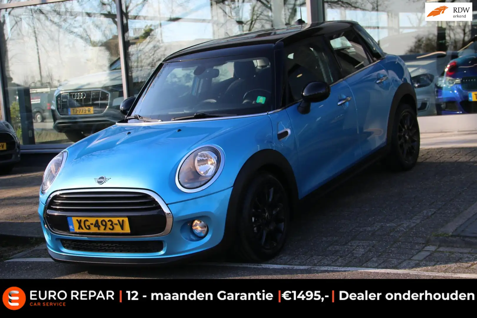 MINI Cooper Mini 1.5 Pepper DEALER OND. NL-AUTO NAP! Blauw - 1