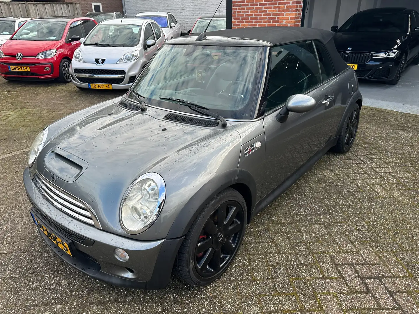 MINI John Cooper Works Cabrio Mini 1.6 Chili 211pk NAVI-PDC-CRUISE-CLIMA-LEDER Šedá - 2