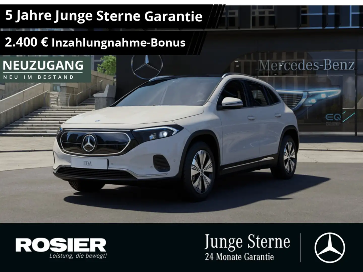 Mercedes-Benz EQA 250 Progressive Advanced AHK LED Pano Nav Blanc - 1