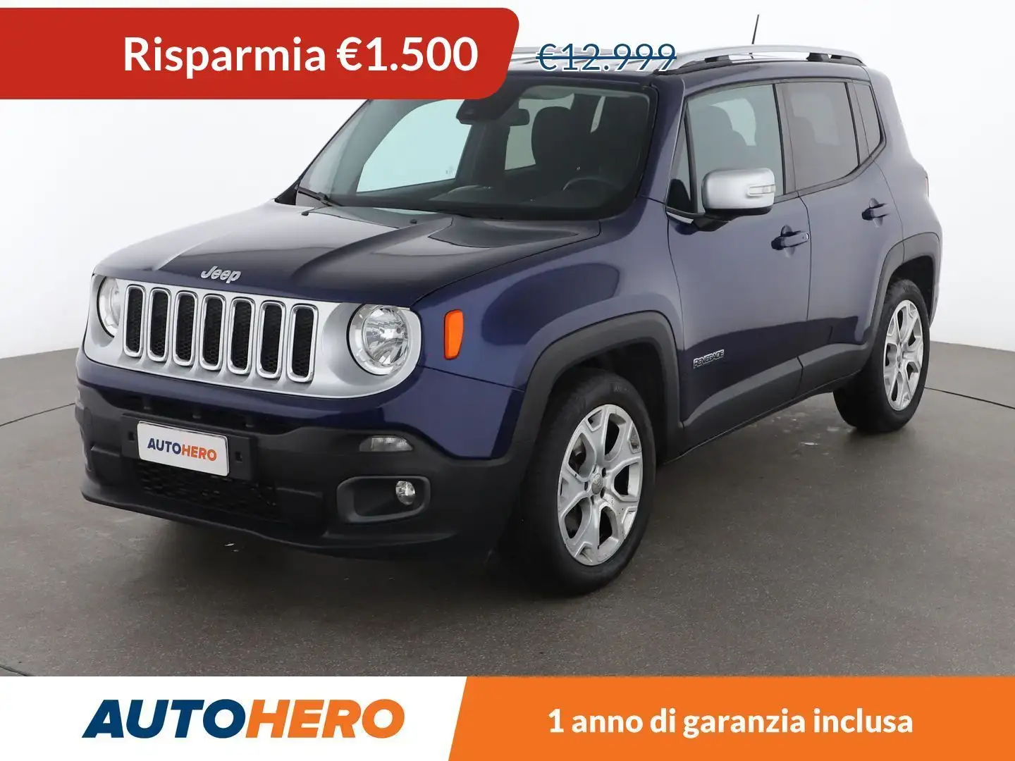 Jeep Renegade 1.6 M-Jet Limited 120 CV Kék - 1