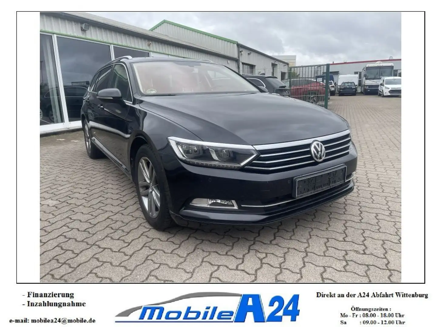 Volkswagen Passat Variant 1.4  AHK LED ACC PANORAMA NAVI Zwart - 1