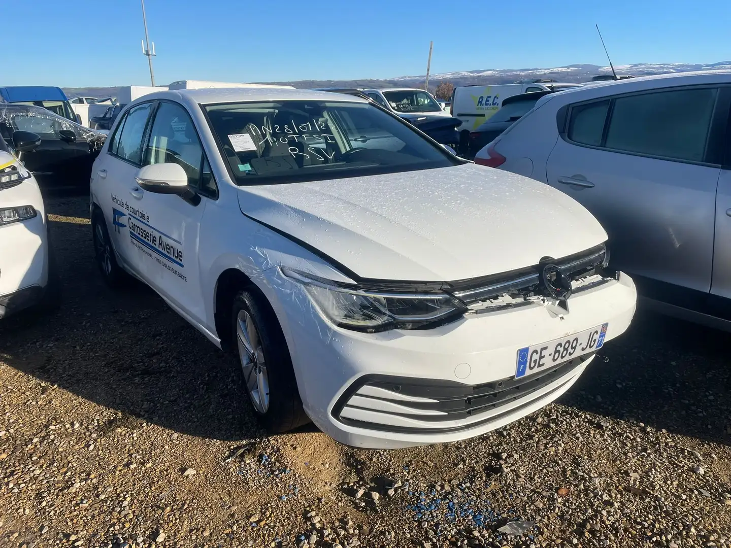 Volkswagen Golf Golf VIII 1.0 TSi 110 OPF / GE689 Blanc - 1
