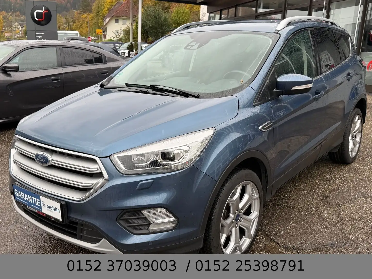 Ford Kuga Titanium Garantie TÜV AHK Navi SHZ Blau - 2