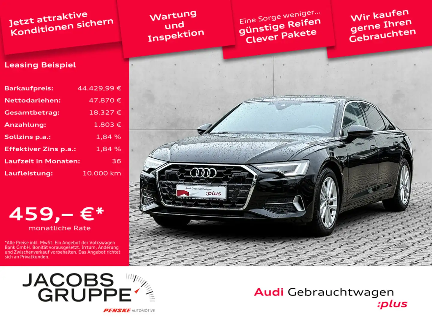 Audi A6 Lim. 40 TDI Standh./Kamera/LED advanced Schwarz - 1