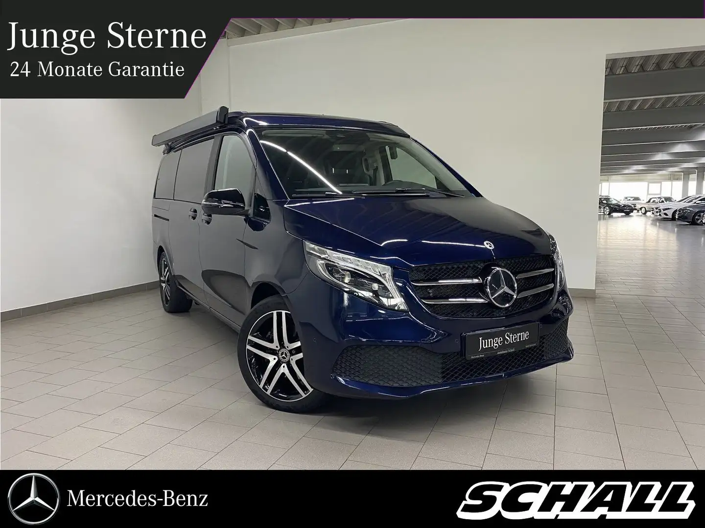 Mercedes-Benz V 250 MARCO POLO 250 d 4M HORIZON+AHK+LED+KAM+TOTWINKE Blau - 1