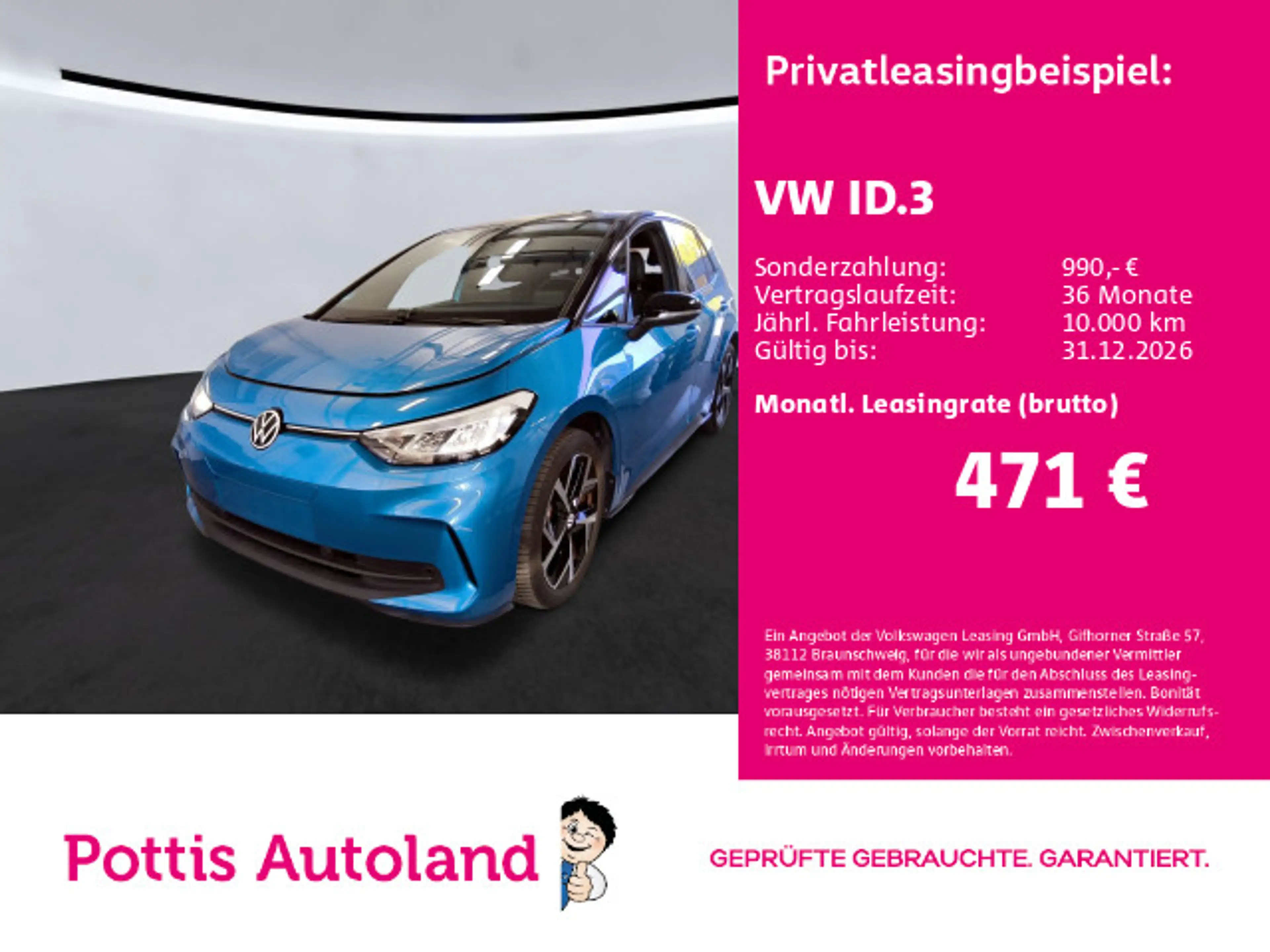 Volkswagen ID.3 PURE GOAL NAVI KAMERA KLIMA SHZG